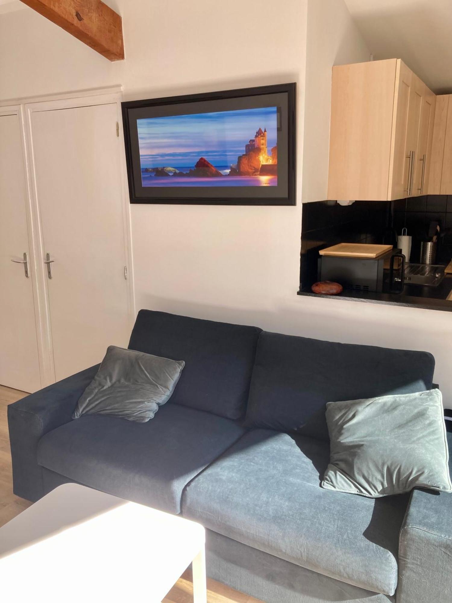 Charming 1 Bedroom Flat, Biarritz Center With Pool And Car Park Exteriör bild